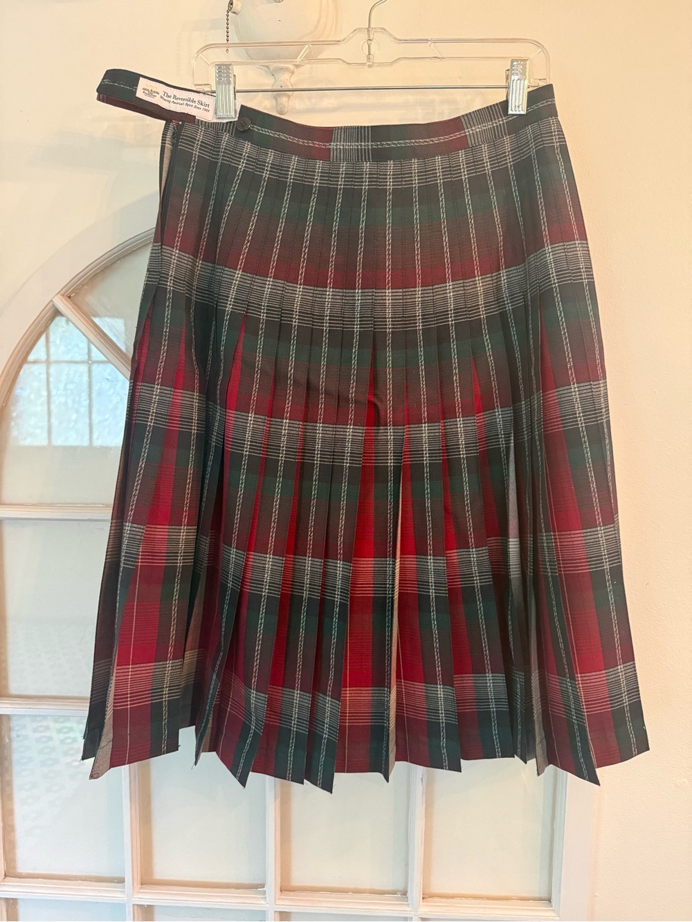 Pendleton Black & Red Plaid Midi Skirt - Picture 2 of 15